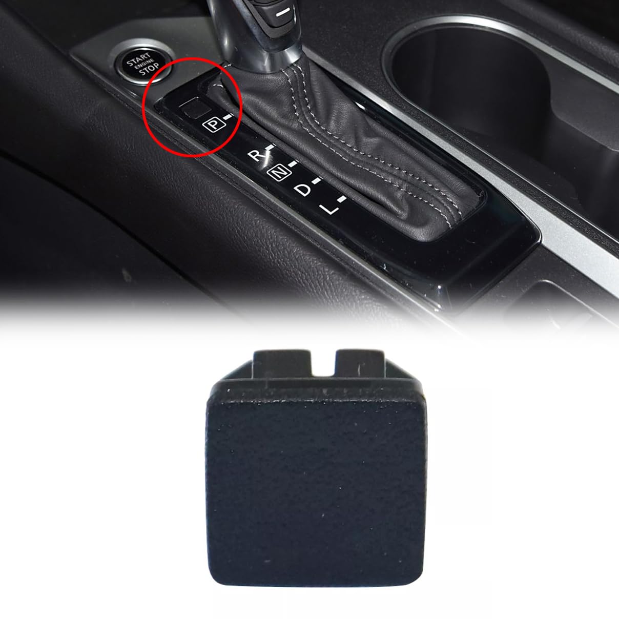 Amazon.com: AUPSPUD Shift Lock Release Button Cover Cap Trim for